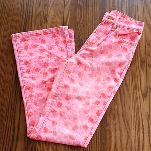 BDG Urban Outfitters High Rise Flare Floral Print NWOT Size 24